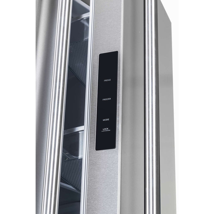 Forno Alta Moena 36" French Door Refrigerator, 19.2 Cu.Ft., Counter Depth, Ice Maker FORNO