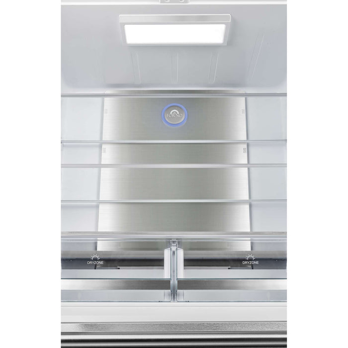Forno Alta Moena 36" French Door Refrigerator, 19.2 Cu.Ft., Counter Depth, Ice Maker FORNO