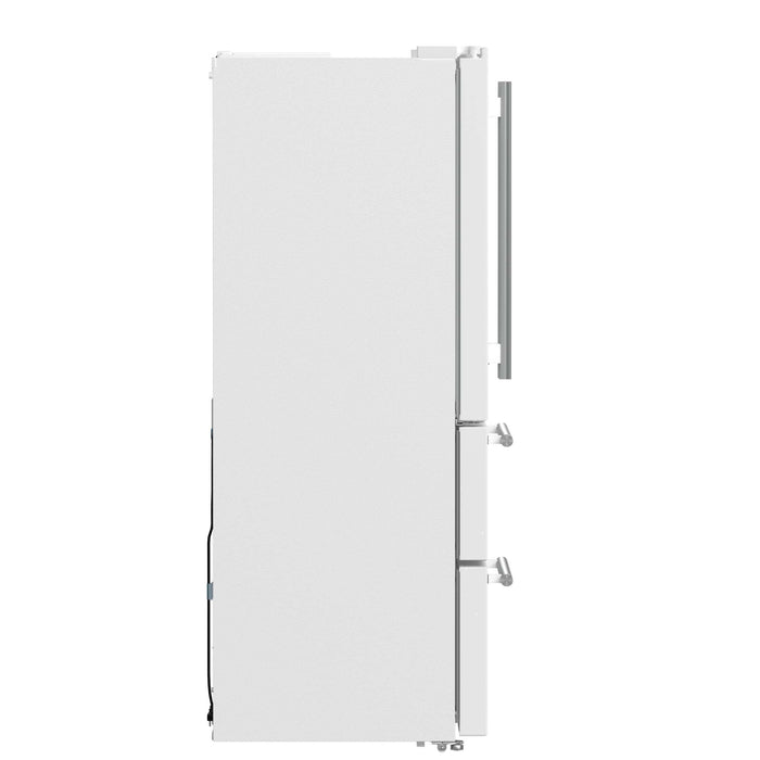 Forno Moena Espresso 36" French Door Refrigerator in White, 19.2 cu. ft FORNO