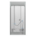 Forno Moena 36" French Door 19.2 cu. ft Stainless Steel Refrigerator, with Decorative Grill - 40" Wide FORNO