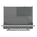 Forno Moena 36" French Door 19.2 cu. ft Stainless Steel Refrigerator, with Decorative Grill - 40" Wide FORNO