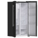 Forno Salerno Espresso 36" Side-by-Side Black Refrigerator 20 cu. ft FORNO