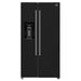 Forno Salerno Espresso 36" Side-by-Side Black Refrigerator 20 cu. ft FORNO