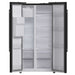 Forno Salerno Espresso 36" Side-by-Side Black Refrigerator 20 cu. ft FORNO