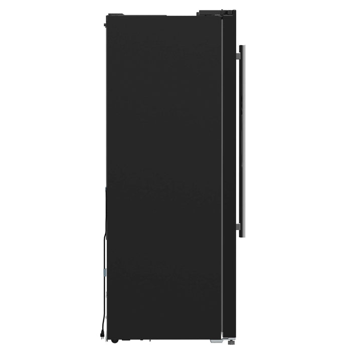 Forno Salerno Espresso 36" Side-by-Side Black Refrigerator 20 cu. ft FORNO