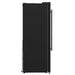 Forno Salerno Espresso 36" Side-by-Side Black Refrigerator 20 cu. ft FORNO