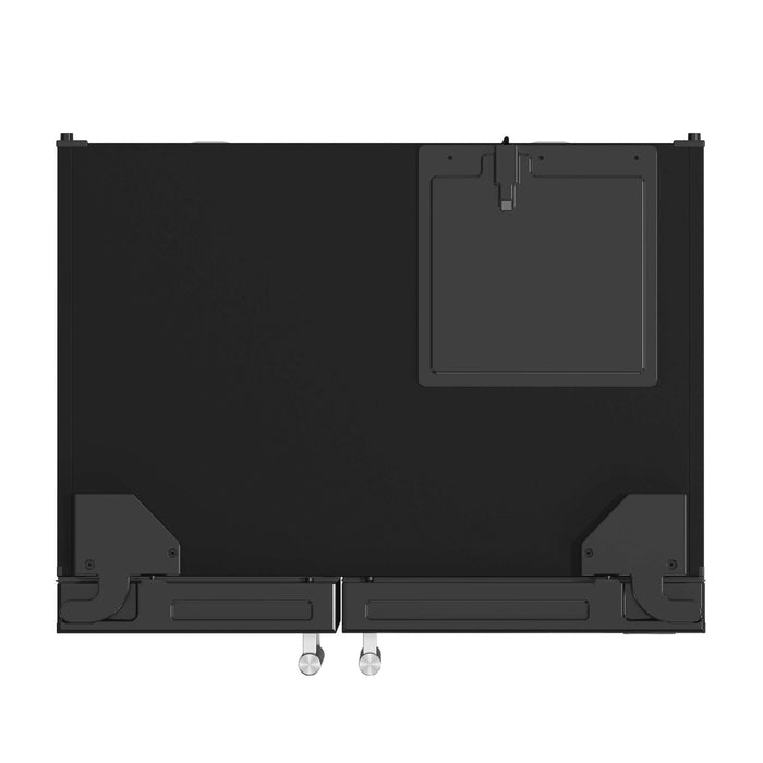 Forno Salerno Espresso 36" Side-by-Side Black Refrigerator 20 cu. ft FORNO