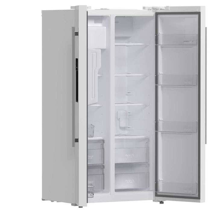 Forno Salerno Espresso 36" Side-by-Side White Refrigerator 20 cu.ft FORNO