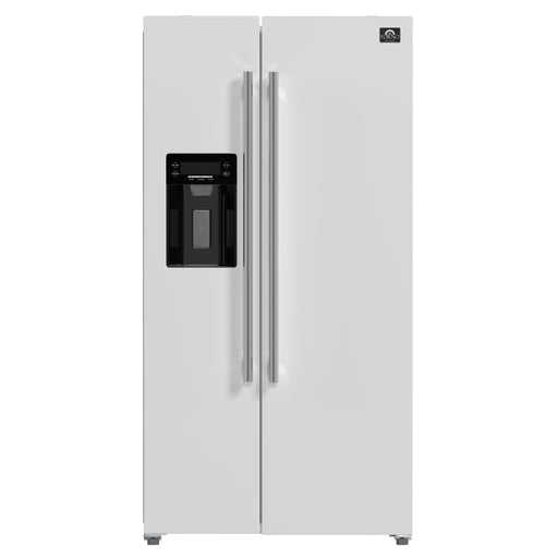 Forno Salerno Espresso 36" Side-by-Side White Refrigerator 20 cu.ft FORNO