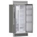 Forno Salerno 36" Built-in Stainless-Steel Refrigerator 20 cu. ft with Decorative Grill - 40 " Wide FORNO