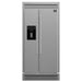 Forno Salerno 36" Built-in Stainless-Steel Refrigerator 20 cu. ft with Decorative Grill - 40 " Wide FORNO