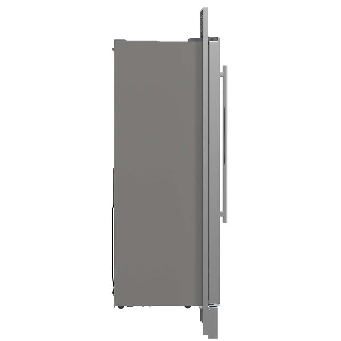 Forno Salerno 36" Built-in Stainless-Steel Refrigerator 20 cu. ft with Decorative Grill - 40 " Wide FORNO
