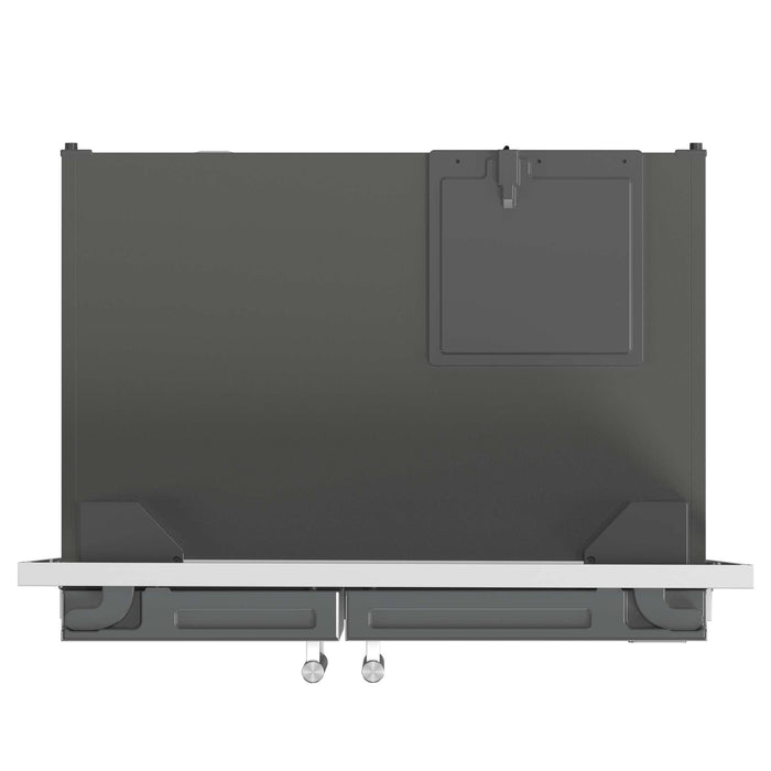 Forno Salerno 36" Built-in Stainless-Steel Refrigerator 20 cu. ft with Decorative Grill - 40 " Wide FORNO