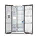 Forno Salerno 36" Built-in Stainless-Steel Refrigerator 20 cu. ft with Decorative Grill - 40 " Wide FORNO