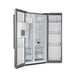 Forno Salerno 36" Built-in Stainless-Steel Refrigerator 20 cu. ft with Decorative Grill - 40 " Wide FORNO