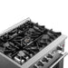 Giovanni 30-inch Gas Range Stainless Steel, 5 Burners 67,000 BTU, 4.32 cu.ft. Convection Oven FORNO