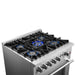 Giovanni 30-inch Gas Range Stainless Steel, 5 Burners 67,000 BTU, 4.32 cu.ft. Convection Oven FORNO
