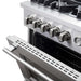 Giovanni 30-inch Gas Range Stainless Steel, 5 Burners 67,000 BTU, 4.32 cu.ft. Convection Oven FORNO