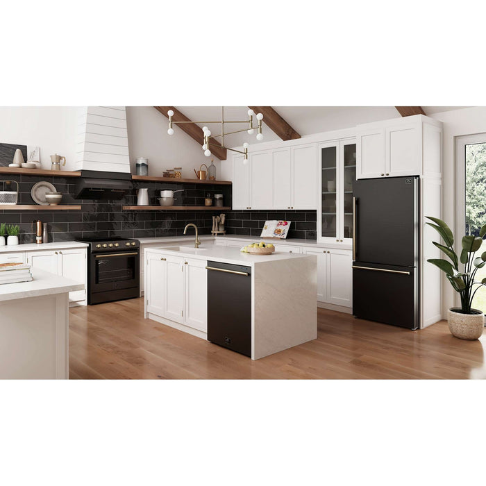 Forno Bari Espresso 30" Under Cabinet Range Hood in Black FORNO