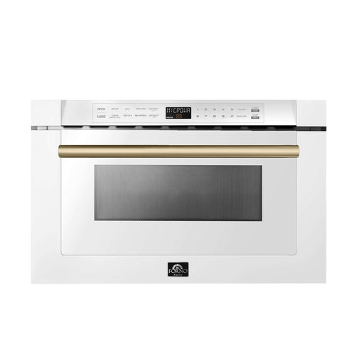 Forno Espresso Capoliveri 24" Microwave Drawer in White FORNO