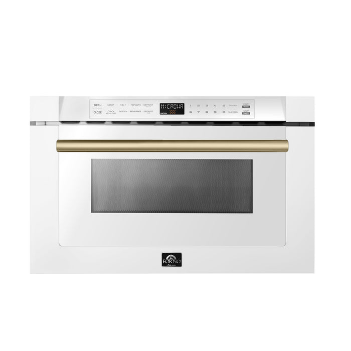 Forno Espresso Capoliveri 24" Microwave Drawer in White FORNO