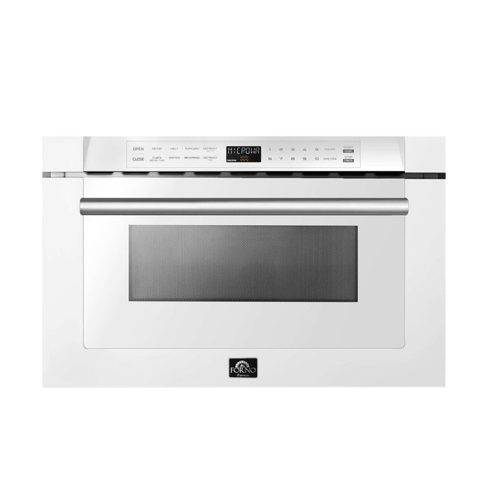 Forno Espresso Capoliveri 24" Microwave Drawer in White FORNO