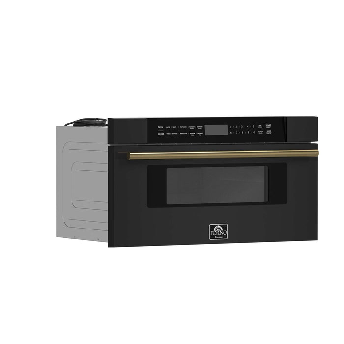 Capoliveri Espresso Black 30 Inch 1000 Watts Microwave Drawer 1.2 cu.ft. FORNO