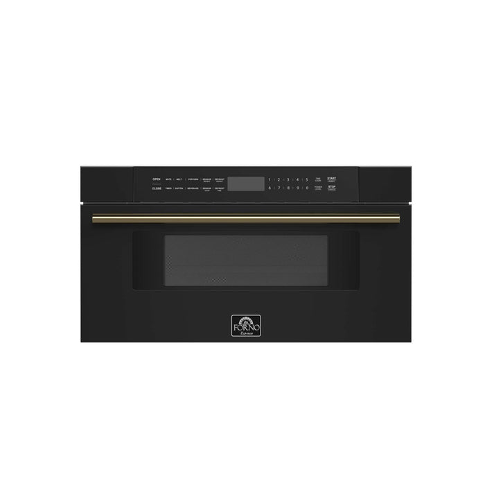 Capoliveri Espresso Black 30 Inch 1000 Watts Microwave Drawer 1.2 cu.ft. FORNO
