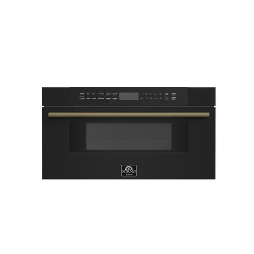 Capoliveri Espresso Black 30 Inch 1000 Watts Microwave Drawer 1.2 cu.ft. FORNO