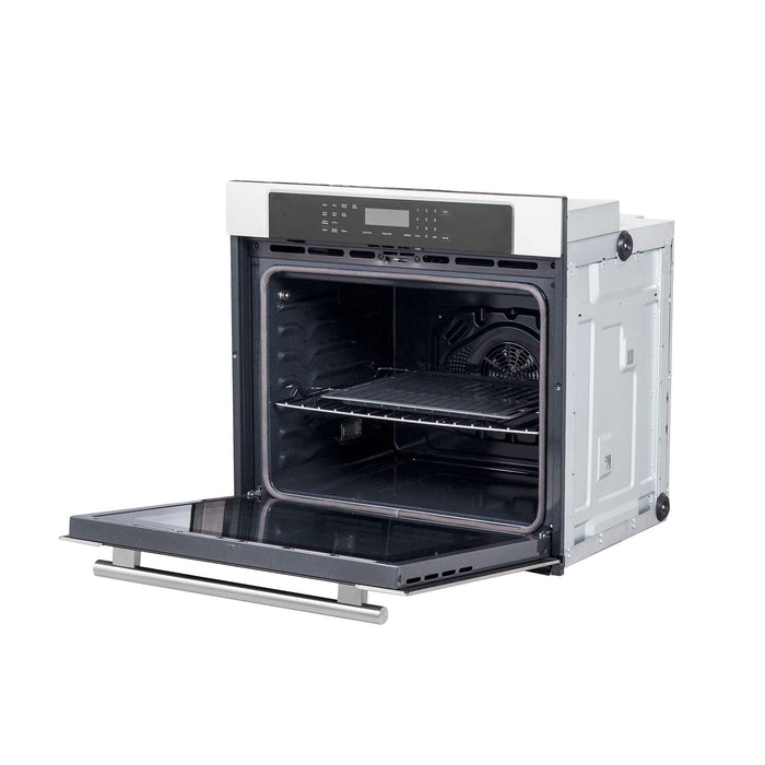 Villarosa 30" Electric Wall Oven, 5.0 cu.ft., Stainless Steel, Air-fry, Glass Touch Controls, Auto Cooking & Steam Cleaning FORNO