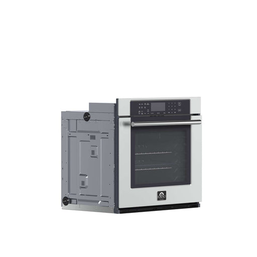Villarosa 30" Electric Wall Oven, 5.0 cu.ft., Stainless Steel, Air-fry, Glass Touch Controls, Auto Cooking & Steam Cleaning FORNO