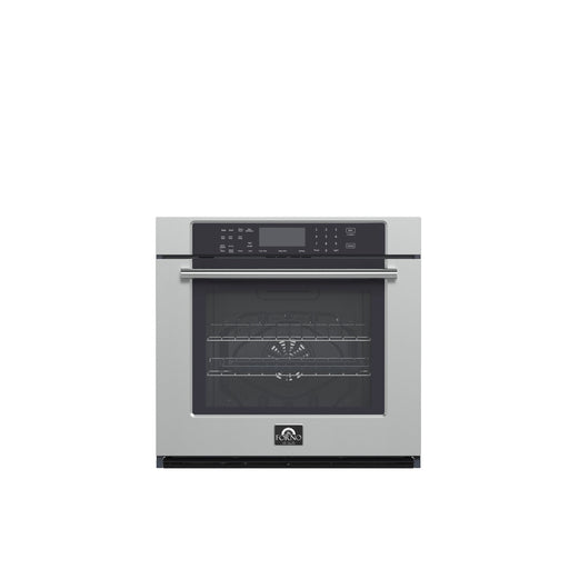 Villarosa 30" Electric Wall Oven, 5.0 cu.ft., Stainless Steel, Air-fry, Glass Touch Controls, Auto Cooking & Steam Cleaning FORNO