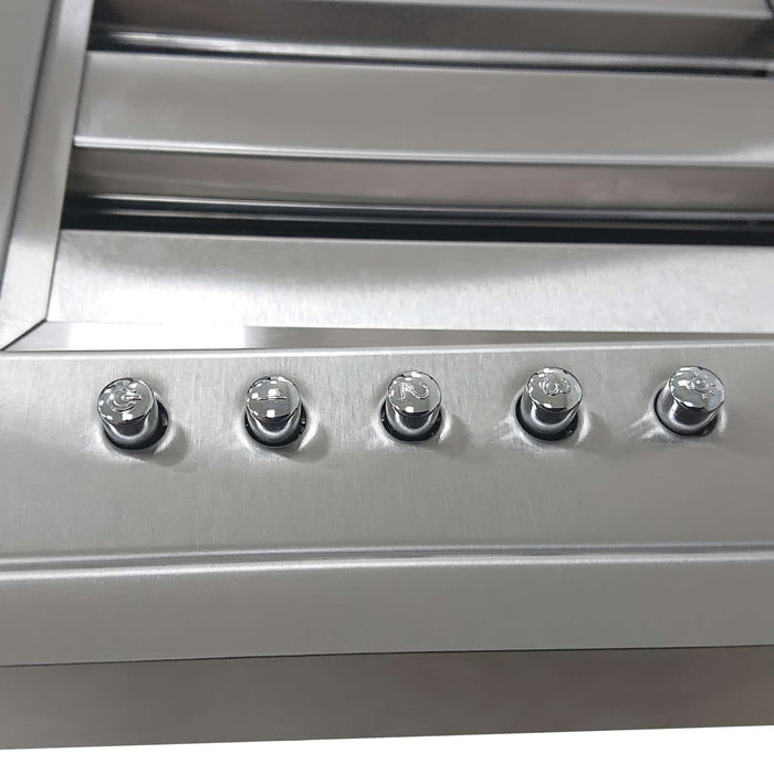 Forno Frassanito 30" Insert Range Hood, 450 CFM with Stainless-Steel Baffle Filters FORNO