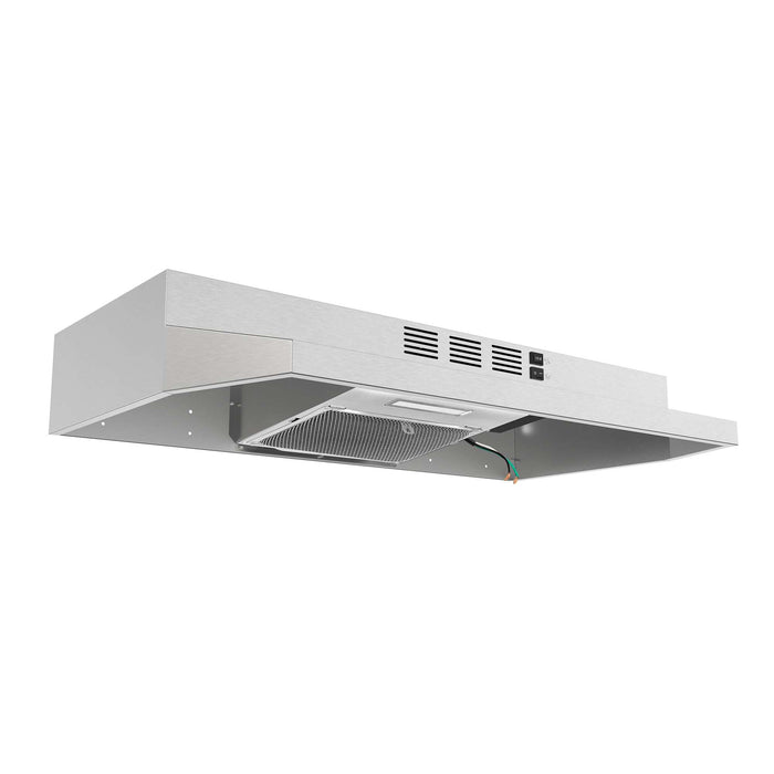 Forno Cappa 30" Under Cabinet Range Hood in Stainless-Steel, 200 CFM, Convertible FORNO