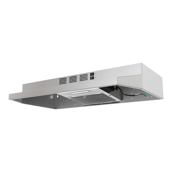 Forno Cappa 30" Under Cabinet Range Hood in Stainless-Steel, 200 CFM, Convertible FORNO