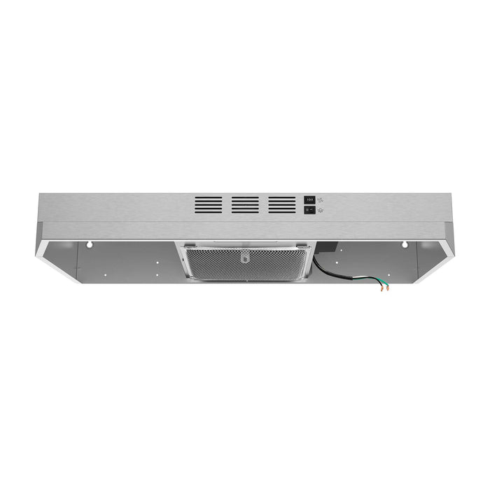 Forno Cappa 30" Under Cabinet Range Hood in Stainless-Steel, 200 CFM, Convertible FORNO