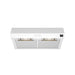 Forno Bari Espresso 30" Under Cabinet Range Hood in White FORNO