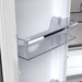 Forno Luigi 18 cu.ft. French Door Refrigerator Black, Antique Brass Handles FORNO