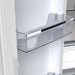 Forno Luigi 18 cu.ft. French Door Refrigerator White, Antique Brass Handles FORNO