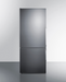 Summit Appliance 28" Wide Bottom Freezer Refrigerator With Steel Handles - Stainless Steel Summit Appliance