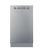 Summit 18" Wide Built-In Dishwasher, ADA Compliant, Stainless Steel Summit Appliance