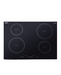 Summit 30" Wide 208-240V 5-Zone Induction Cooktop Black Summit Appliance