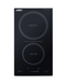 Summit 12" Wide 115V 2-Zone Induction Cooktop, Cord Included Summit Appliance