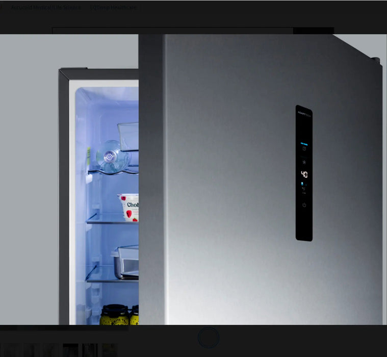 Summit Appliance 24" Wide Bottom Freezer Refrigerator