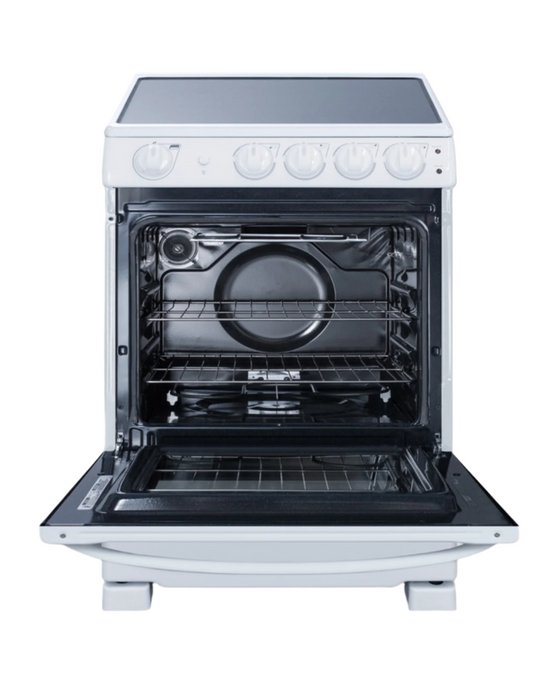 Summit 24" Wide Electric Smooth-Top Range White