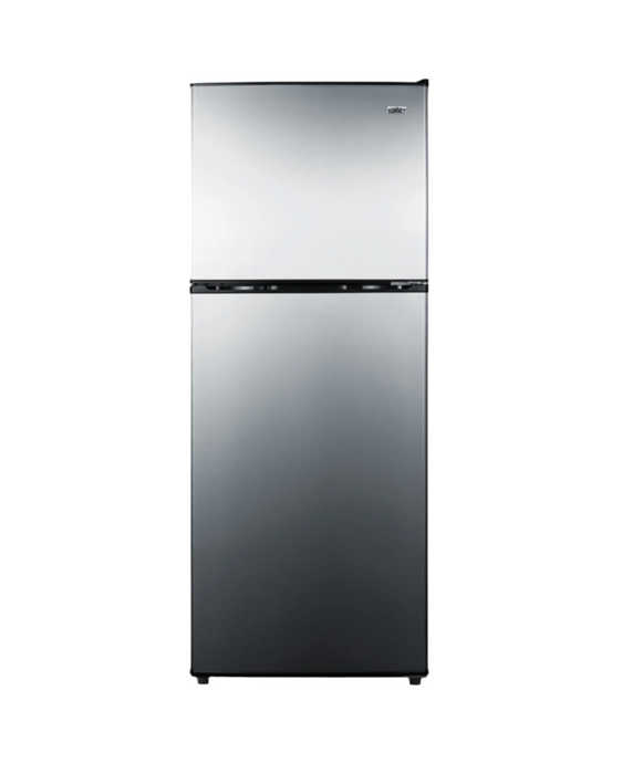 Summit 22" Wide Refrigerator-Freezer Stainless Steel