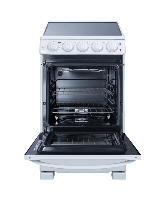 Summit 20" Wide Electric Smooth-Top Range - White