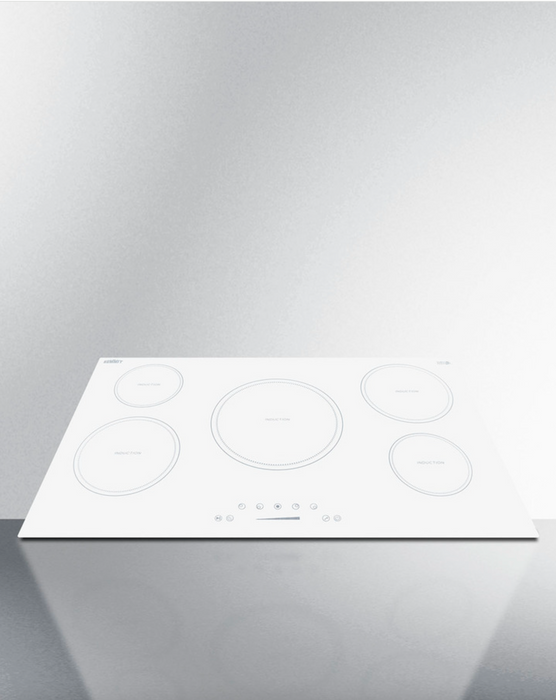 Summit 36" Wide 208-240V 5-Zone Induction Cooktop Summit Appliance