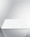 Summit 36" Wide 208-240V 5-Zone Induction Cooktop Summit Appliance
