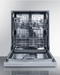 Summit 24" Wide Built-In Dishwasher Summit Appliance